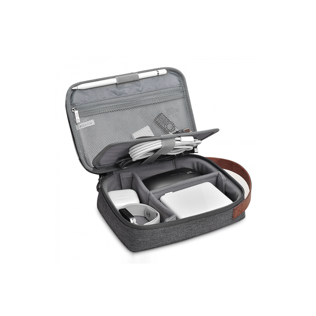 Wiwu Minimal Tech Pouch - Grey in Qatar Wiwu Minimal Tech Pouch - Grey in Qatar